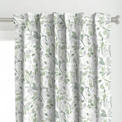 Spoonflower Faded Watercolor Curtain Panel