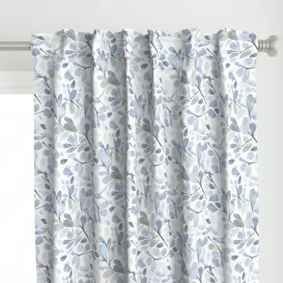 Spoonflower Faded Watercolor Curtain Panel