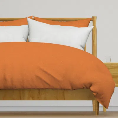 Spoonflower Fall Linen Fabric - Faux Linen Duvet Cover