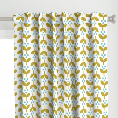 Spoonflower Fika Plants - M Curtain Panel