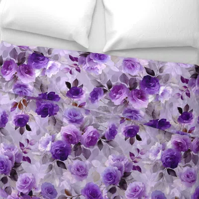 Spoonflower Floral Pattern 2 Wide Cotton Sateen 3.5 oz 26" X 20" Standard Knife Edge