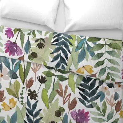 Spoonflower Forestbiome-jumbo Wide Cotton Sateen 3.5 oz 26" X 20" Standard Knife Edge