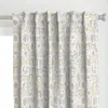 Spoonflower Framed Figures (male Curtain Panel