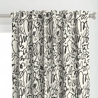 Spoonflower Free Style Marker Curtain Panel