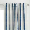 Spoonflower French Blue Cotton Curtain Panel