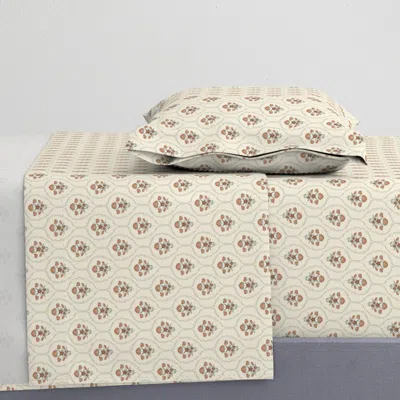 Spoonflower French Country Floral- Original (sm) Twin Sheet Set