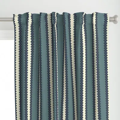 Spoonflower French Country Stripes Curtain Panel