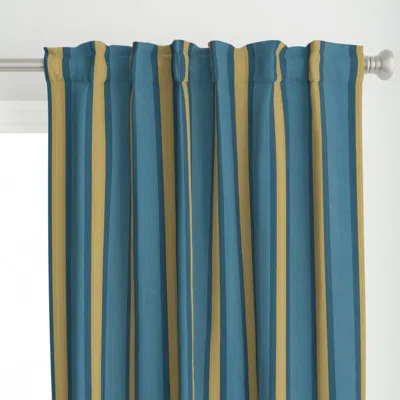 Spoonflower French Provincial Stripes Curtain Panel