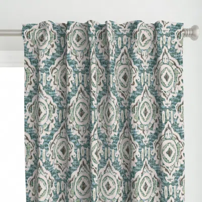 Spoonflower Freshwater Snapping Curtain Panel