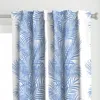 Spoonflower Frond Stripe Reverse Curtain Panel