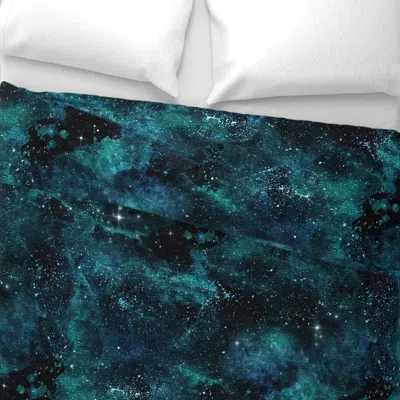 Spoonflower Galaxy Wide Cotton Sateen 3.5 oz 26" X 20" Standard Knife Edge