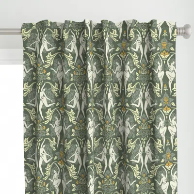 Spoonflower Garden Dance Dancing In Curtain Panel