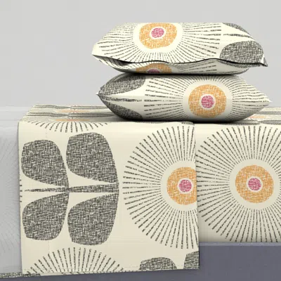 Spoonflower Gira Vs2 - X Large Cal King Sheet Set
