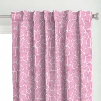 Spoonflower Giraffe Spots - Safari Curtain Panel