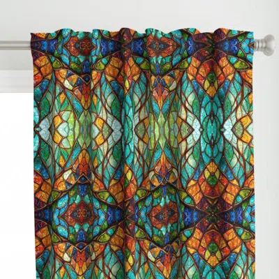 Spoonflower Glas Art Pattern 2 Curtain Panel