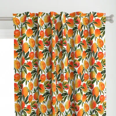 Spoonflower Go Mango Go 13.5" Curtain Panel