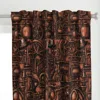 Spoonflower Graffiti Steampunk Design Curtain Panel