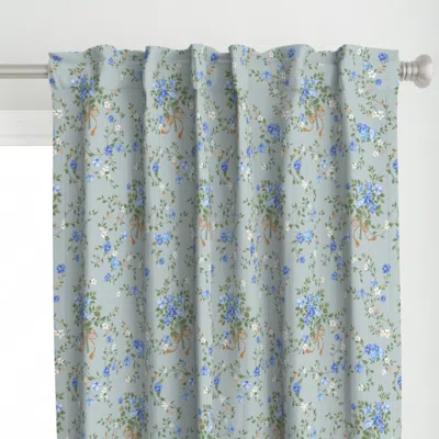 Spoonflower Grandmillennial Vintage Curtain Panel