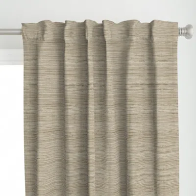 Spoonflower Grasscloth Fabric And Curtain Panel