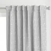 Spoonflower Gray And White Branches Curtain Panel