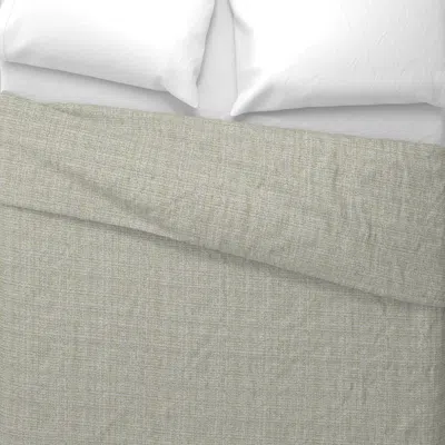 Spoonflower Gray Flannel Ogee-solid Texture Coordinate Wide Cotton Sateen 3.5 oz 26" X 20" Standard Knife Edge