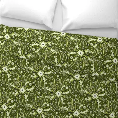 Spoonflower Green Earth King Pillow Sham