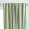 Spoonflower Greenery Stripe Curtain Panel