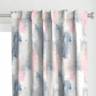 Spoonflower Grey Abstract Curtain Panel