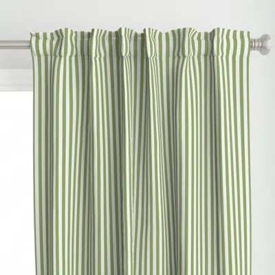 Spoonflower Half Inch Stripe Curtain Panel
