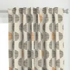 Spoonflower Half Moon Stripe Geo - Curtain Panel