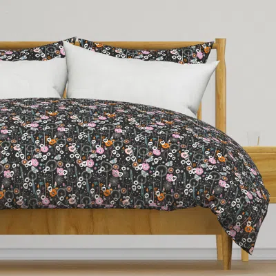 Spoonflower Halloween Garden Duvet Cover
