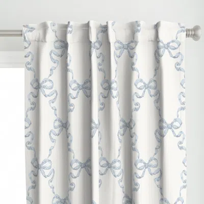 Spoonflower Hannah Ribbon Trellis In Curtain Panel