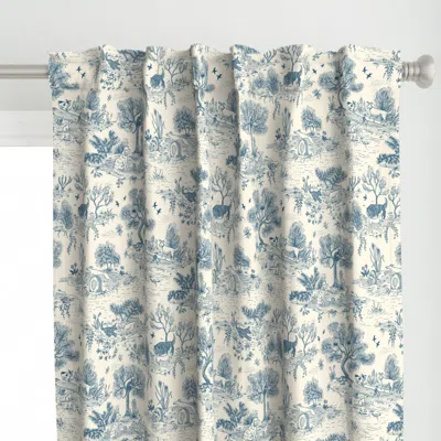 Spoonflower Happy Dogs In The Park Curtain Panel