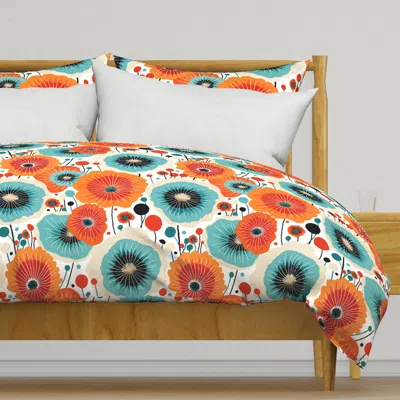 Spoonflower Happy Garden Duvet Cover