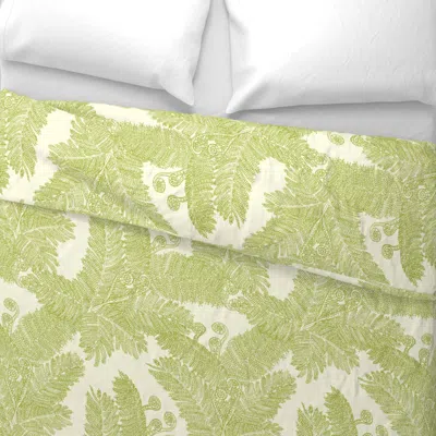 Spoonflower Hapu'u Fern Small Scale Wide Cotton Sateen 3.5 oz 26" X 20" Standard Knife Edge