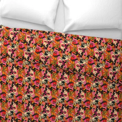 Spoonflower Harajuku Neon Dreamscape Wide Cotton Sateen 3.5 oz 26" X 20" Standard Knife Edge