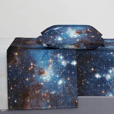 Spoonflower Hd Star-forming Region Lh 95 In The Large Magellanic Cloud Twin Xl Sheet Set