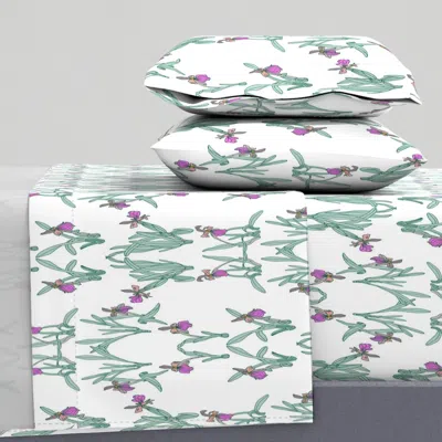 Spoonflower Helene Full Sheet Set
