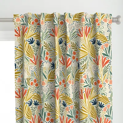 Spoonflower Henrietta (for Linen) Curtain Panel