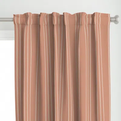 Spoonflower Heritage Pencil Stripe Curtain Panel