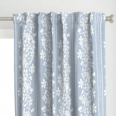 Spoonflower Heritage Vintage Prairie Curtain Panel