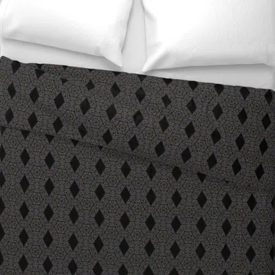 Spoonflower Hexagon Diamond Star - Crochet Style Wide Cotton Sateen 3.5 oz 26" X 20" Standard Knife Edge