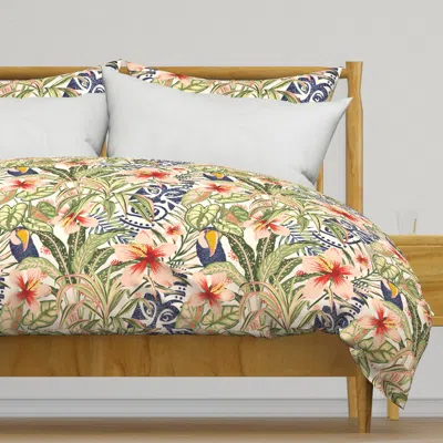 Spoonflower Hidden Hawaiian Garabateo Duvet Cover