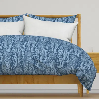 Spoonflower Hidden Tiger Duvet Cover