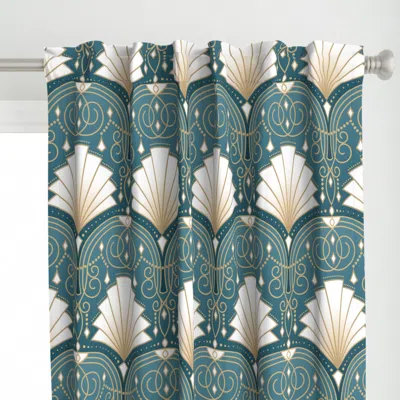 Spoonflower Hollywood Regency Curtain Panel