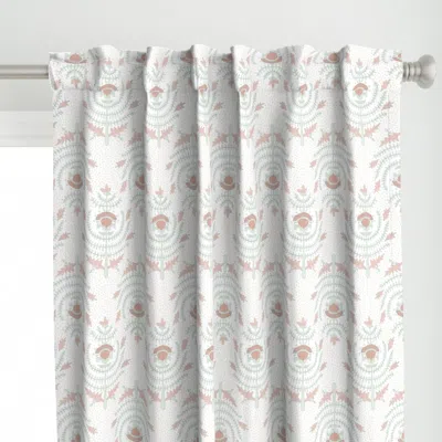 Spoonflower Holy Basil Custom Anna Curtain Panel