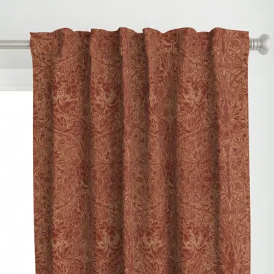 Spoonflower Honeysuckle And Tulip Curtain Panel