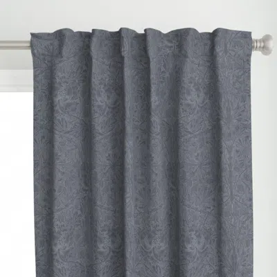 Spoonflower Honeysuckle And Tulip Curtain Panel