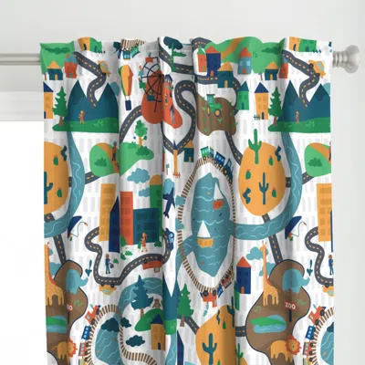 Spoonflower I Spy Children's Room Curtain Panel
