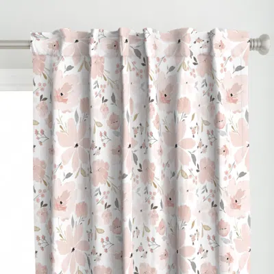 Spoonflower Ibd Gracie Grace Golden Curtain Panel